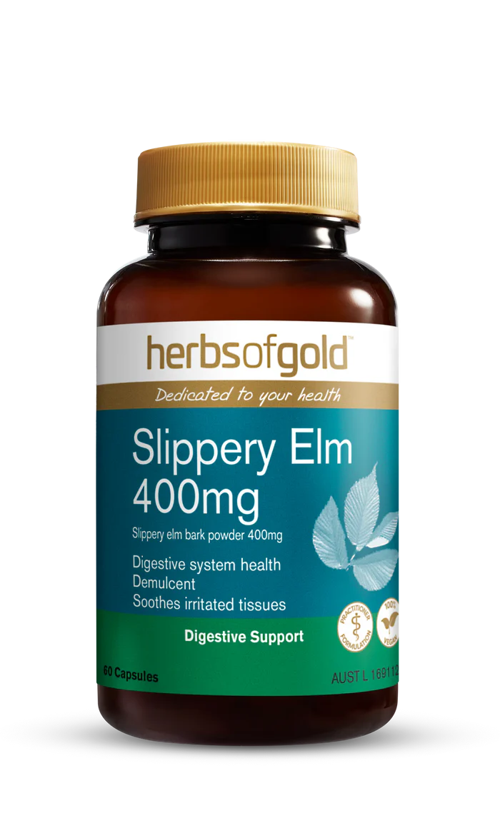 HERBS OF GOLD SLIPPERY ELM 400MG