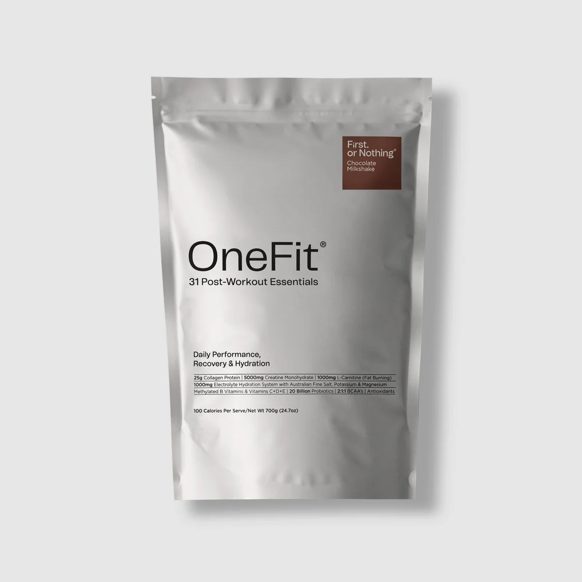 FIRST OR NOTHING ONE FIT