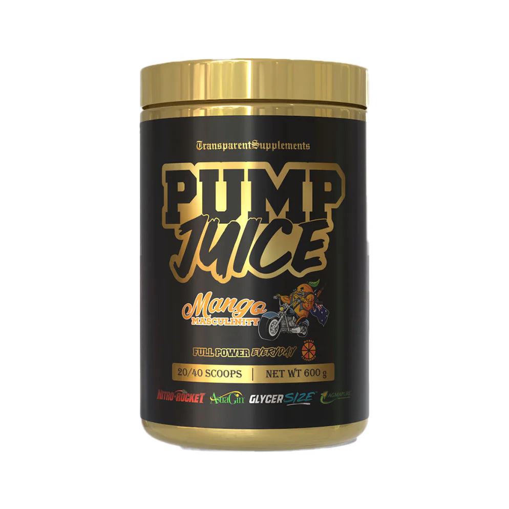 TRANSPARENT SUPPLEMENTS PUMP JUICE