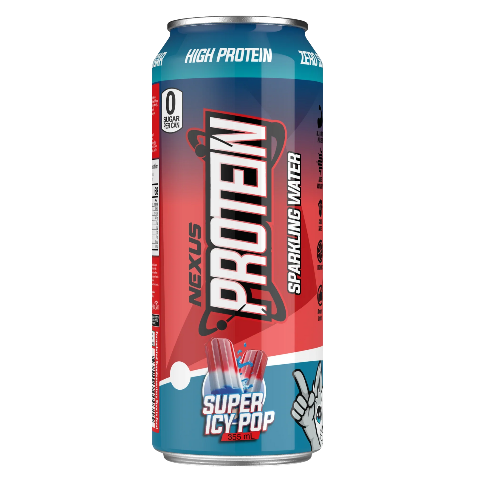 NEXUS SPARKLING PROTEIN WATER CAN