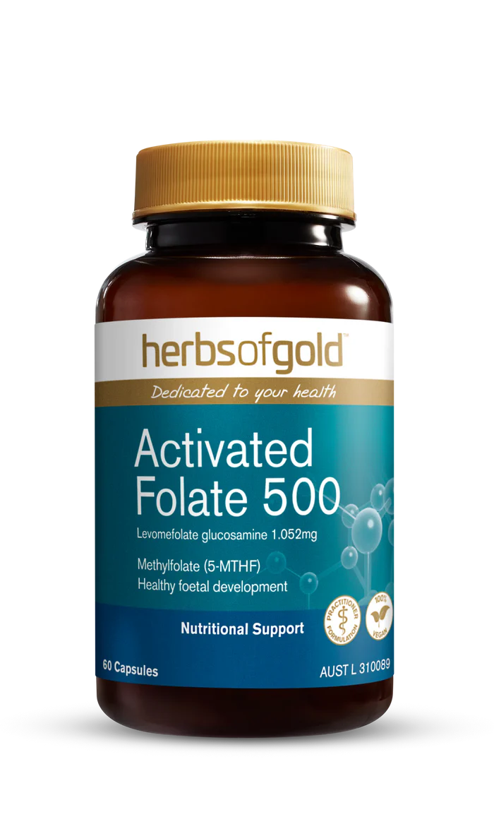 HERBS OF GOLD ACTIVATED FOLATE 500